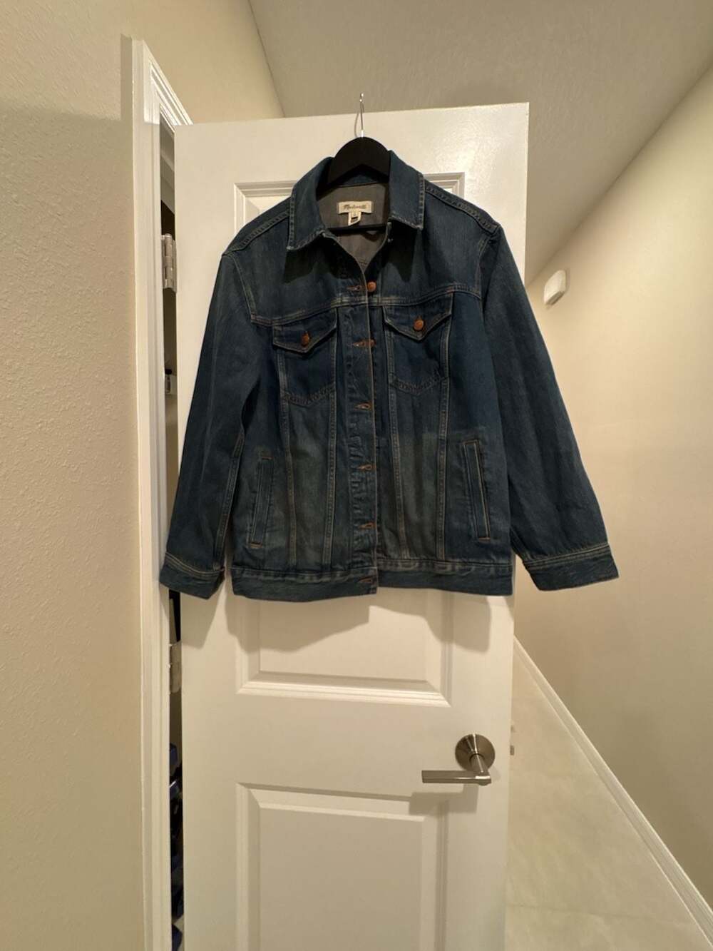 Madewell Classic Denim Trucker Jacket Medium Wash Size M